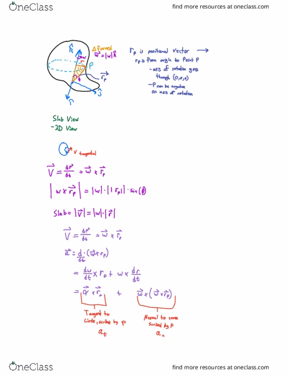 ME 361 Lecture Notes - Lecture 24: Angular Velocity thumbnail