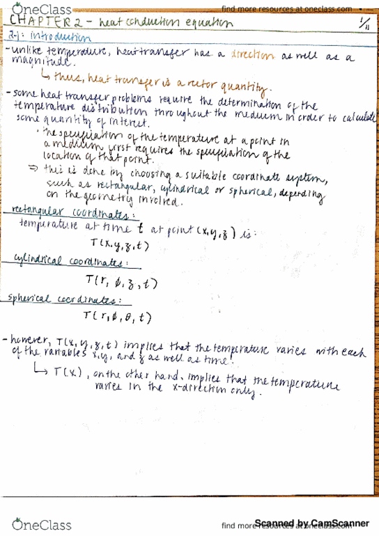 MEC E371 Chapter 2: Chapter 2 - Heat Conduction Equation thumbnail