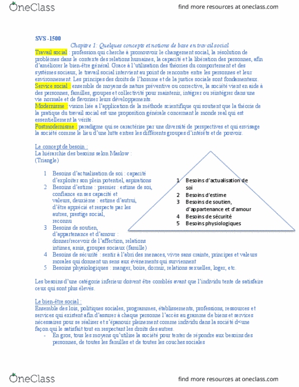 SVS 1500 Lecture Notes - Lecture 1: Le Monde, Modernisme, Libration thumbnail