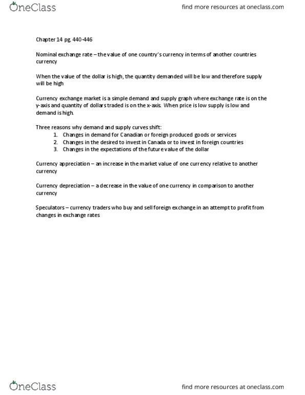 ECON 3740 Lecture Notes - Lecture 3: Currency Appreciation And Depreciation thumbnail