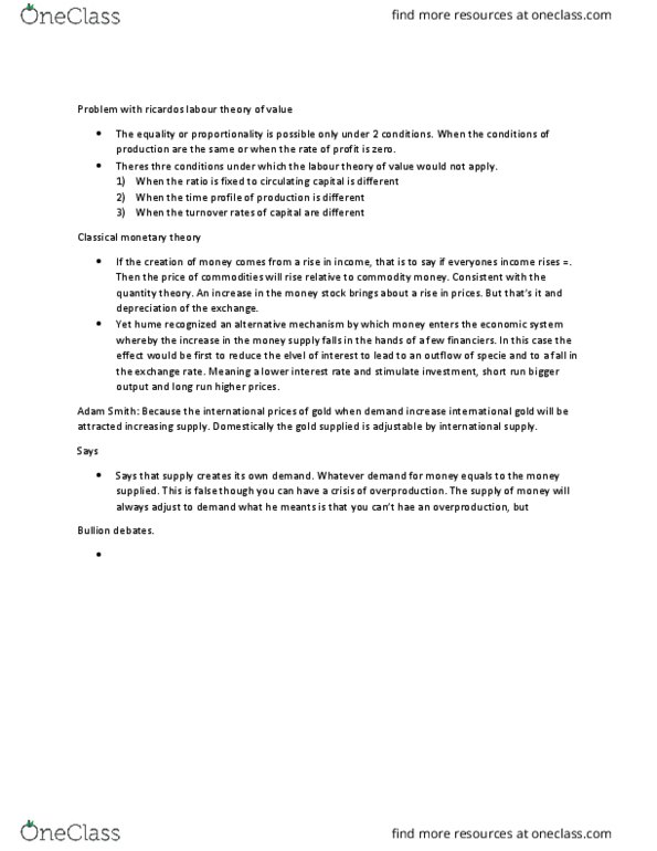 ECO 3132 Lecture Notes - Lecture 11: Circulating Capital, Commodity Money, Money Supply thumbnail