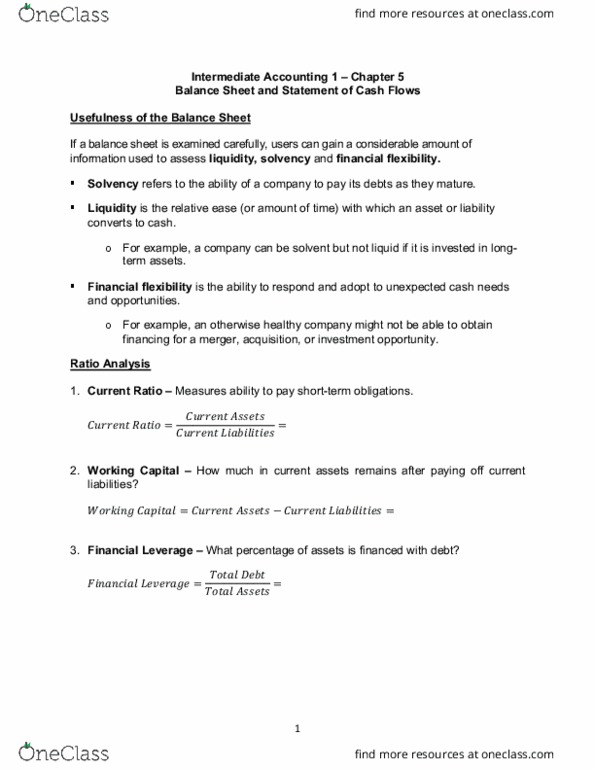 ACC 311 Lecture Notes - Lecture 5: Accrual, Financial Statement Analysis, Deferral thumbnail