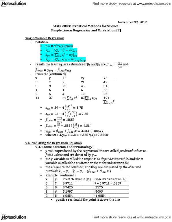 STATS 2B03 Lecture Notes - Total Variation thumbnail