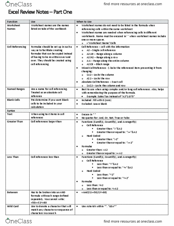 CSE 2111 Study Guide - Fall 2017, Final - Encase, Sorting