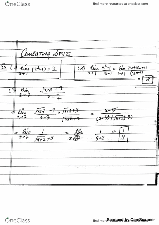 SYDE111 Lecture 4: SYDE 111 Lecture 4: Computing Limits: Squeeze theorem thumbnail