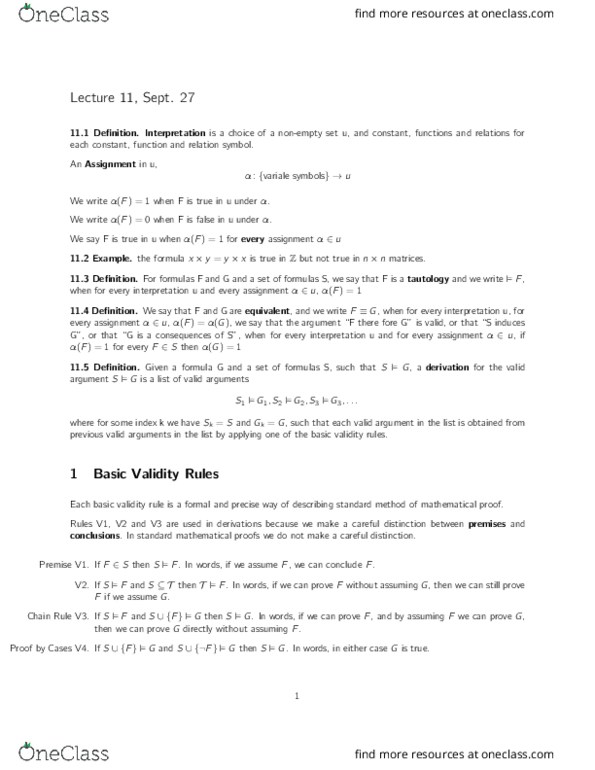 MATH145 Lecture Notes - Lecture 10: Mathematical Proof thumbnail