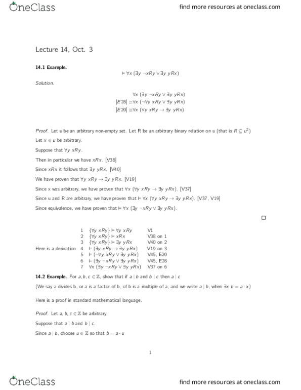 MATH145 Lecture Notes - Lecture 14: Binary Relation thumbnail