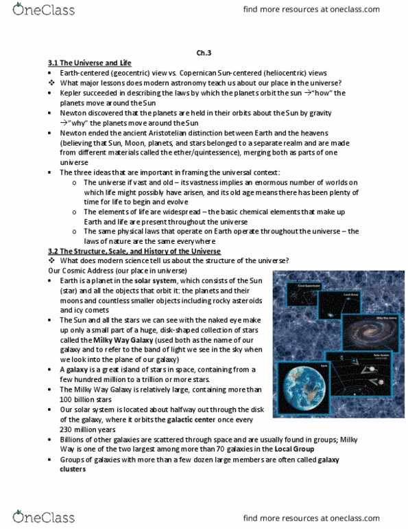 ASTR 5 Chapter Notes - Chapter 3: Virgo Supercluster, Galactic Center, Buzz Aldrin thumbnail