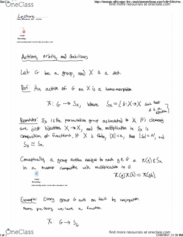 MATH 103A Lecture Notes - Lecture 1: Microsoft Onenote thumbnail