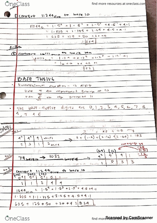 EDME 110 Lecture 2: Mted 110 - Ch 2 base 12, comparisons, multiplication & division thumbnail