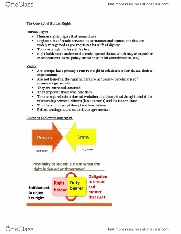 CLJ 110 Lecture 1: CLJ 110 The Concept of Human Rights thumbnail