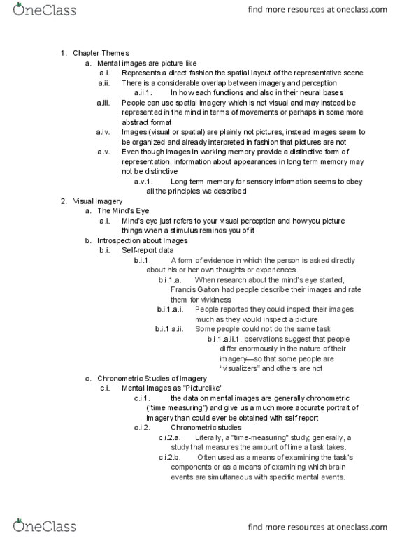 PSYC 305L Lecture Notes - Lecture 39: Long-Term Memory, Mental Rotation, Binocular Rivalry thumbnail