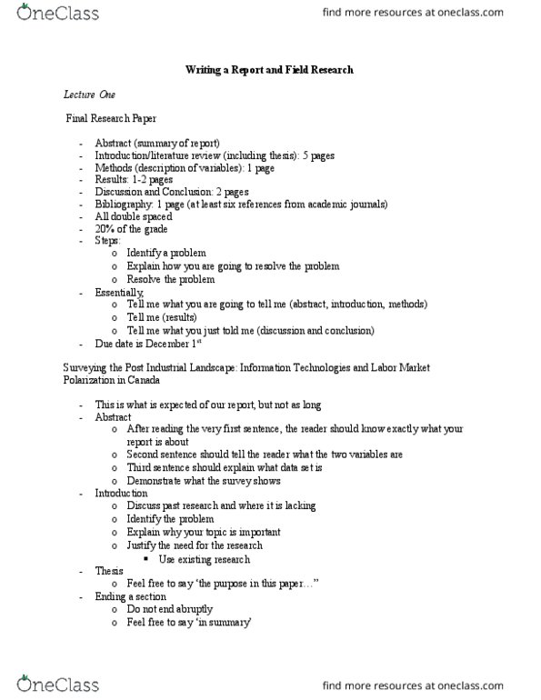 SOAN 2120 Lecture Notes - Lecture 8: Relate, Contingency Table, Focus Group thumbnail