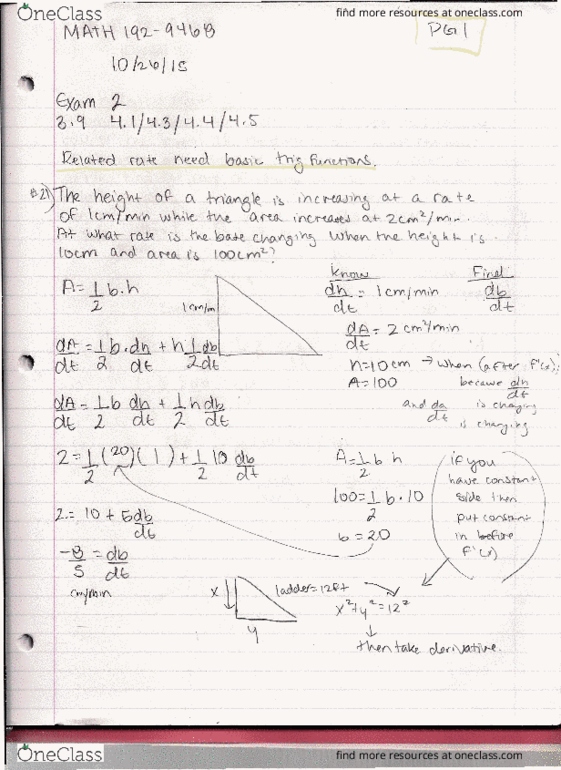 MATH-192 Lecture Notes - Lecture 10: Horse Length thumbnail