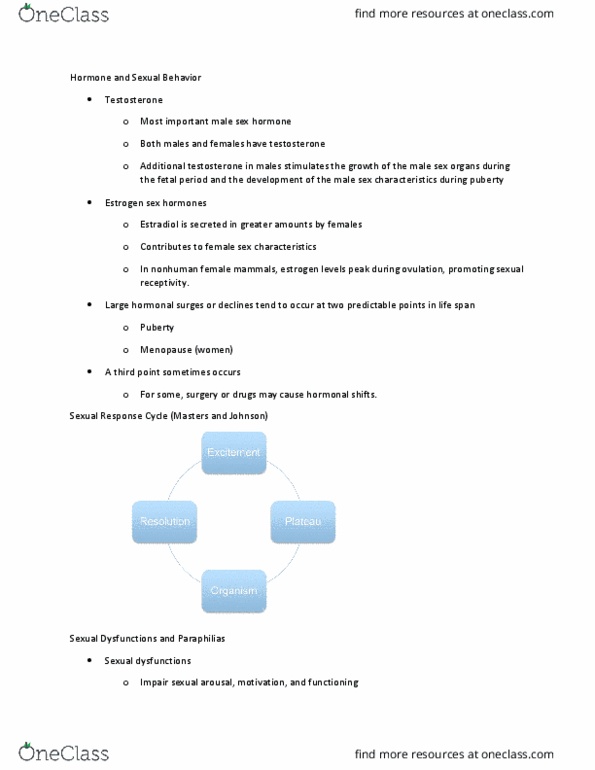 PSY 1305 Lecture Notes - Lecture 16: Premature Ejaculation, Delayed Ejaculation, Exhibitionism thumbnail