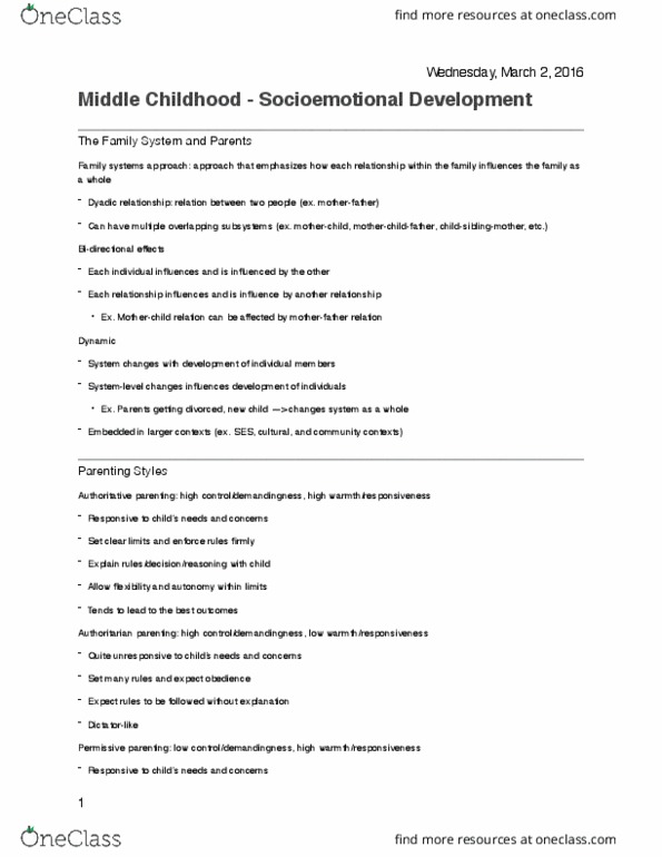 PSY 2114 Lecture Notes - Lecture 6: Sociometric Status, Monogamy, Relational Aggression thumbnail