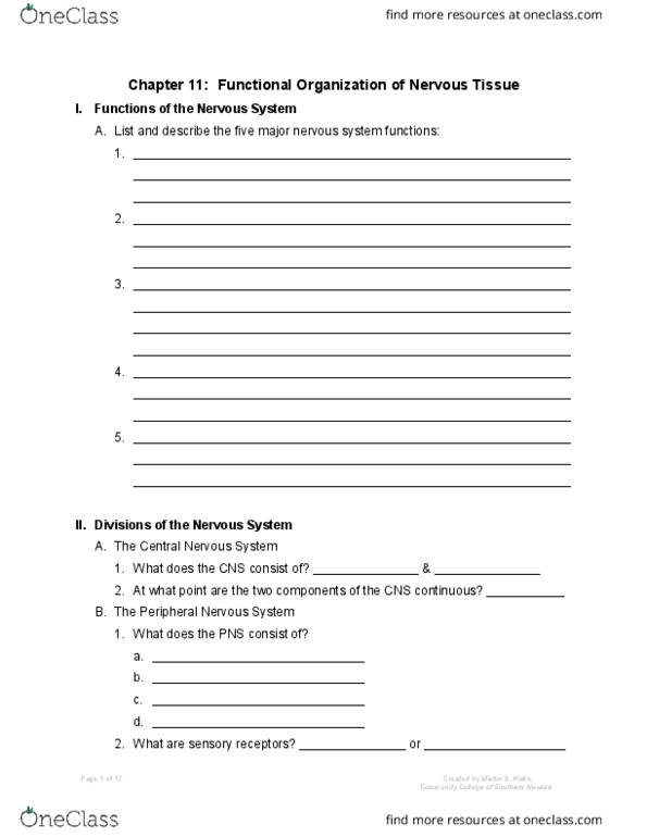 01:119:127 Chapter Notes - Chapter 11: Excitatory Synapse, Bipolar Neuron, Group C Nerve Fiber thumbnail