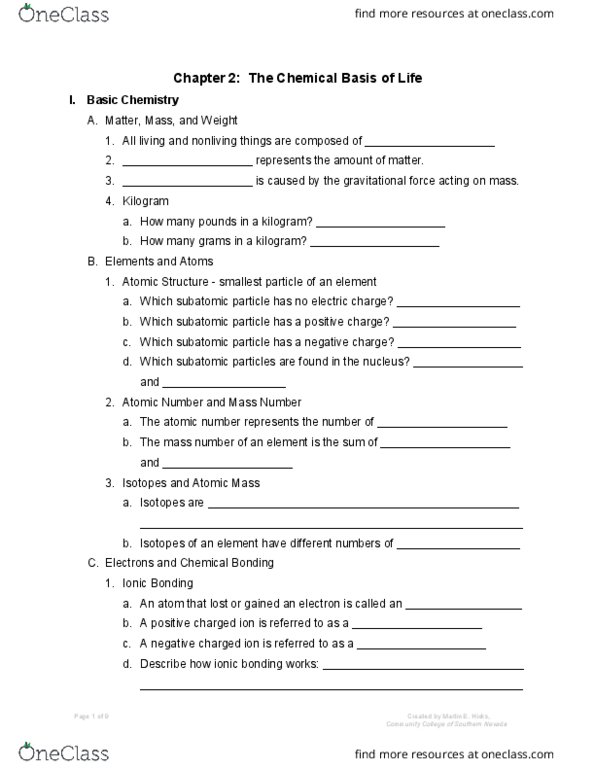 01:119:127 Chapter Notes - Chapter 2: Potential Energy, Subatomic Particle, Osmotic Concentration thumbnail