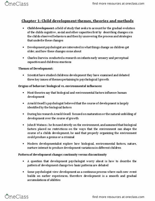 PSYB20H3 Chapter Notes - Chapter 1: Oral Stage, Lev Vygotsky, Latency Stage thumbnail