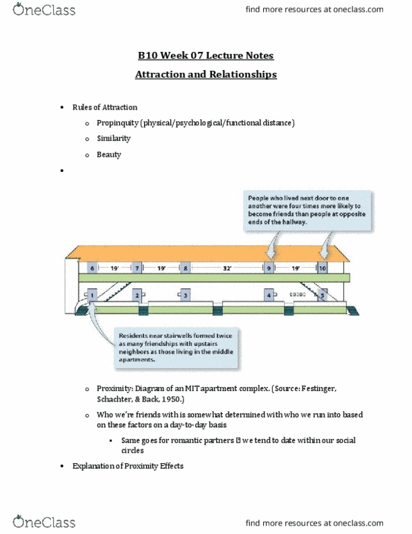 PSYB10H3 Lecture Notes - Lecture 7: Interpersonal Attraction, Parental Investment, Men... thumbnail