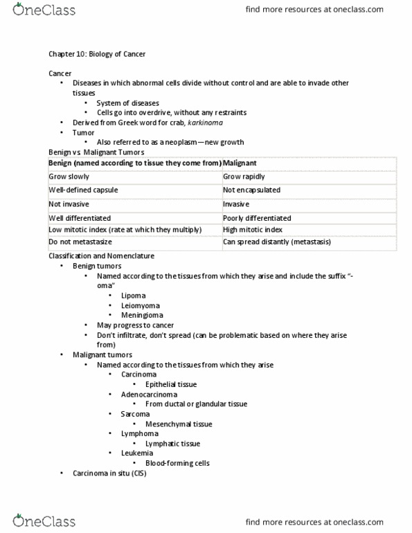 NURS 3220 Lecture Notes - Lecture 25: Histology, Sleep Disorder, Weakness thumbnail