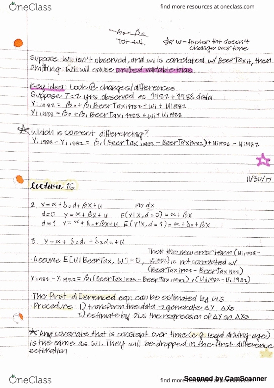 ECON 122B Lecture Notes - Lecture 16: Fax thumbnail