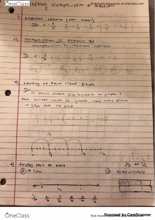 EDME 110 Lecture 20: mted 110 Multiplication of fractions - area models thumbnail