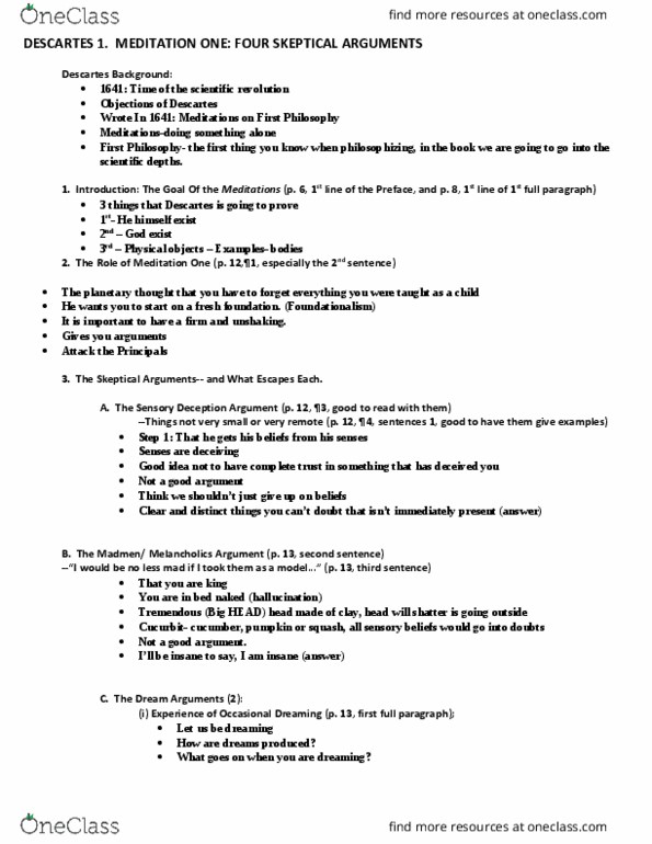 PHIL 2003C Lecture Notes - Lecture 1: Beeswax, Causality, Trombone thumbnail