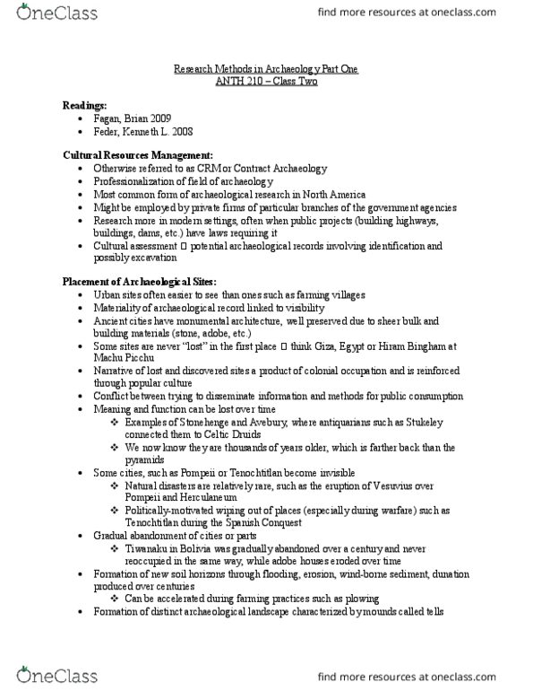 ANTH 210 Lecture Notes - Lecture 2: Google Earth, Total Station, Birds Eye View thumbnail