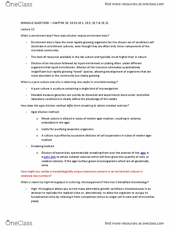 BIOL 371 Lecture Notes - Lecture 13: Nitrogen Fixation, Fluorescence Microscope, Denitrification thumbnail