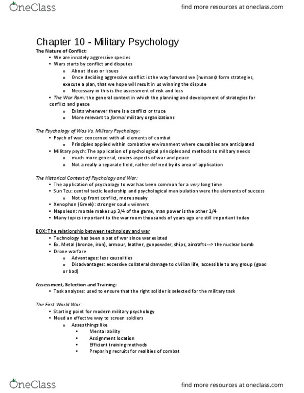 Psychology 2990A/B Chapter Notes - Chapter 10: Information Processing, Psychoacoustics, Ethology thumbnail