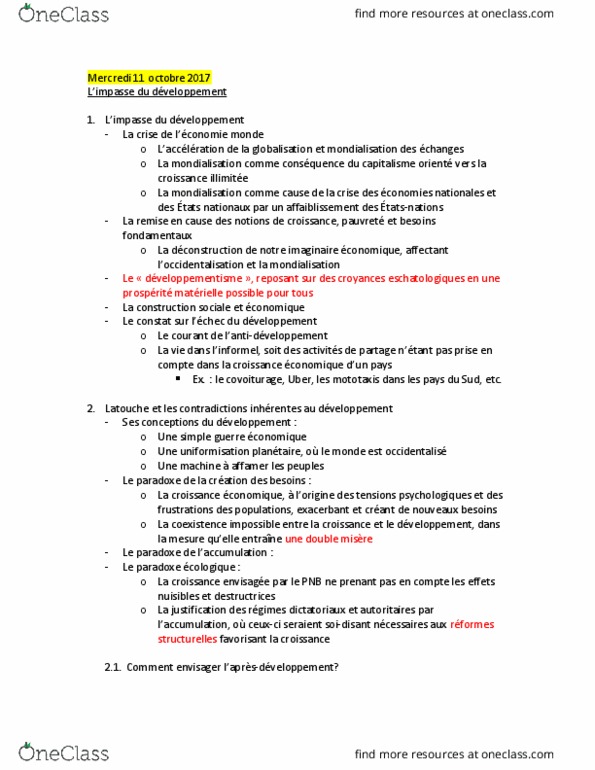 DVM 2505 Lecture Notes - Lecture 10: Le Monde thumbnail