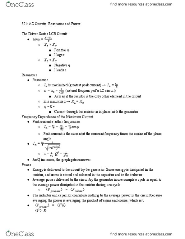 PHYS 1502Q Chapter Notes - Chapter 21: Umax Technologies, Root Mean Square, Power Factor thumbnail
