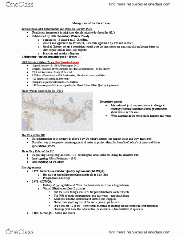 Geography 2011A/B Lecture Notes - Lecture 6: David Suzuki, Detroit River, Benthos thumbnail