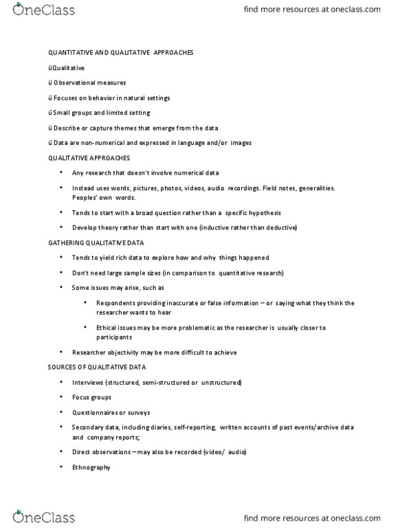 FRHD 3070 Lecture Notes - Lecture 14: Discourse Analysis, Narrative Inquiry, Conversation Analysis thumbnail