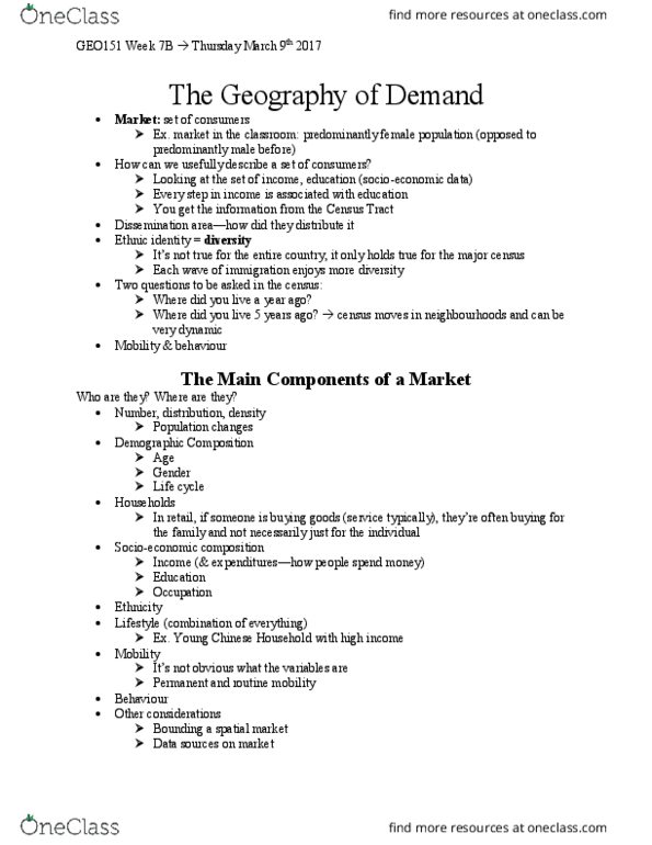 GEO 151 Lecture Notes - Lecture 7: Cultural Geography, Bar Chart, Stellar Population thumbnail