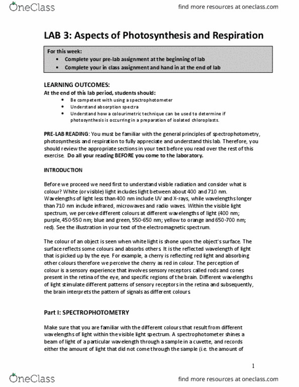 BIOL 116 Lecture Notes - Lecture 10: Food Coloring, Endergonic Reaction, Electrochemical Gradient thumbnail