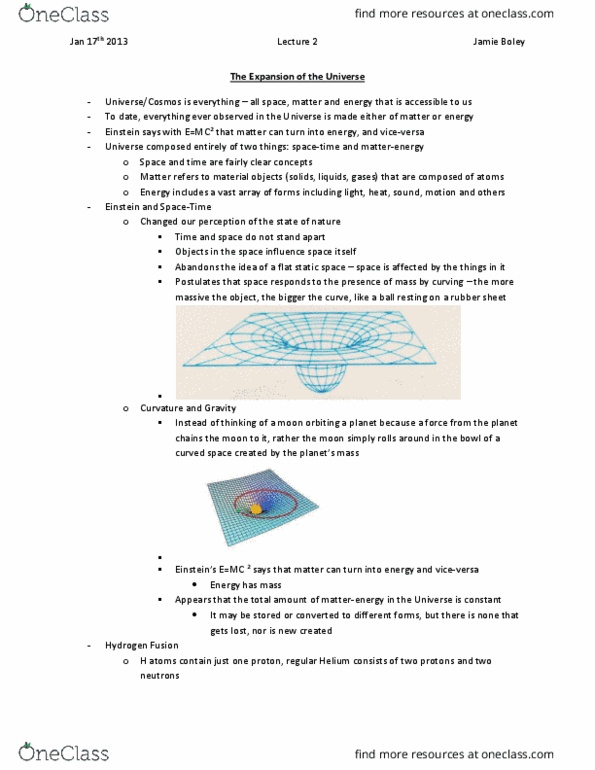 Astronomy 2022A/B Lecture Notes - Lecture 2: Cosmic Distance Ladder, Friedmann Equations, Accelerating Expansion Of The Universe thumbnail