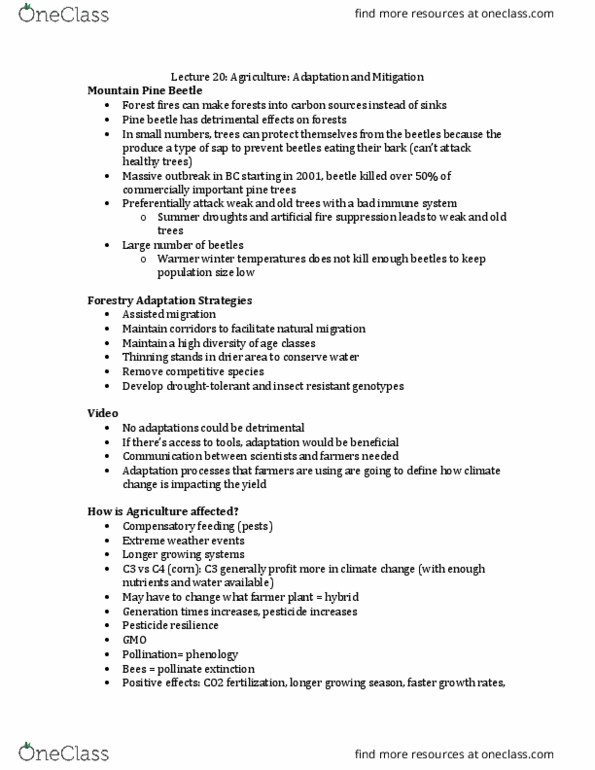 ENVS 3010 Lecture Notes - Lecture 20: Crop Residue, Tillage, Afforestation thumbnail