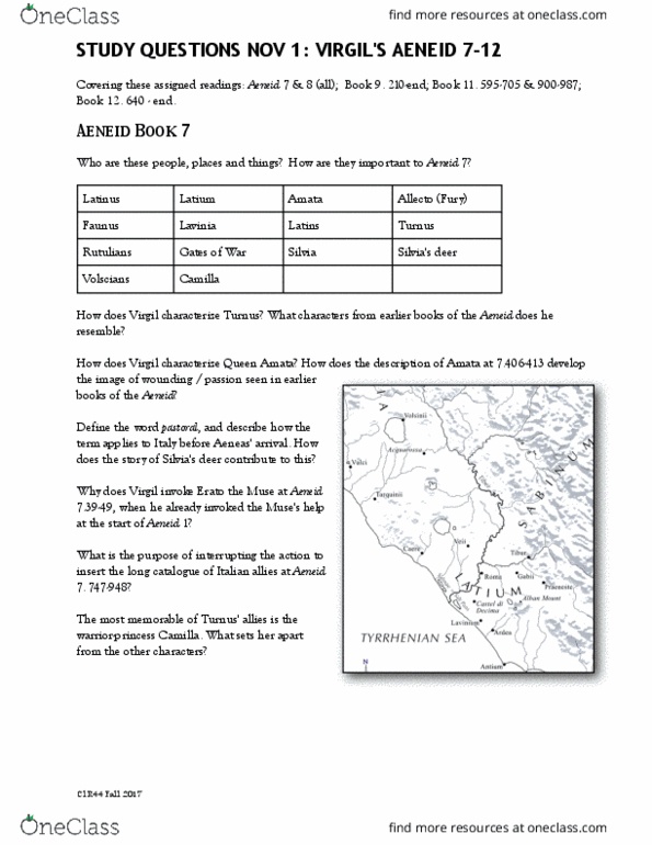 CLASSIC R44 Lecture Notes - Lecture 6: Capitoline Hill, Palatine Hill, Cacus thumbnail