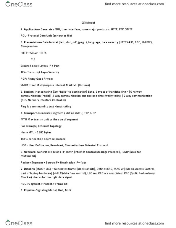 ITM 301 Lecture Notes - Lecture 2: Pulse 1, Carrier System, Carrier Wave thumbnail