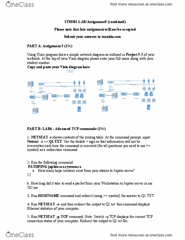 ITM 301 Lecture Notes - Lecture 5: Ethernet Over Twisted Pair, Netstat, Fast Ethernet thumbnail