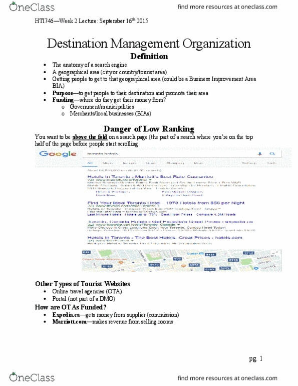 HTI 746 Lecture Notes - Lecture 2: Long Tail, Search Engine Optimization, Parsing thumbnail
