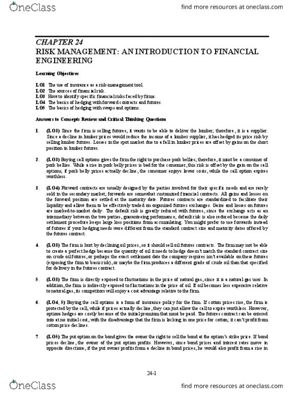 FIN 300 Lecture Notes - Lecture 24: Arbitrage, Pension, Normal-Form Game thumbnail