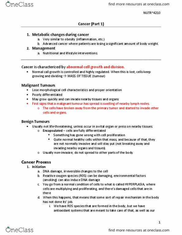 NUTR 4210 Lecture Notes - Lecture 9: Adipokine, Hyperinsulinemia, Acute-Phase Protein thumbnail