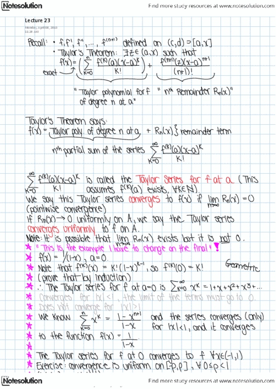 MAT 2125 Lecture Notes - Real Analysis thumbnail