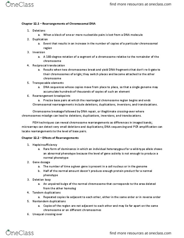 BIO 325 Chapter Notes - Chapter 12: Ploidy, Meiosis, Gamete thumbnail