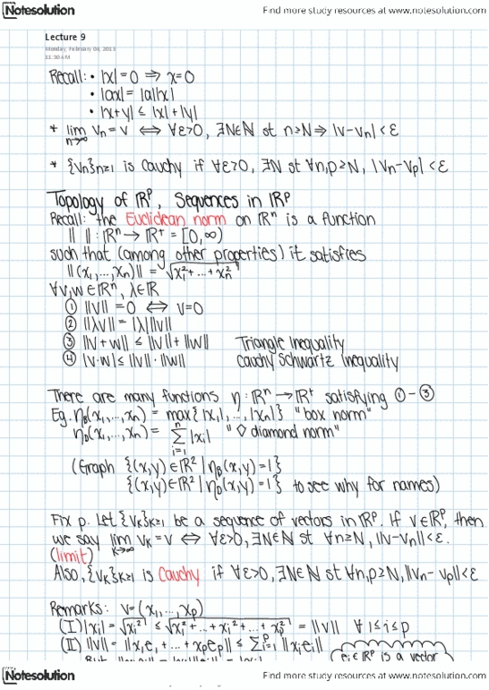 MAT 2125 Lecture Notes - Lecture 9: Real Analysis thumbnail