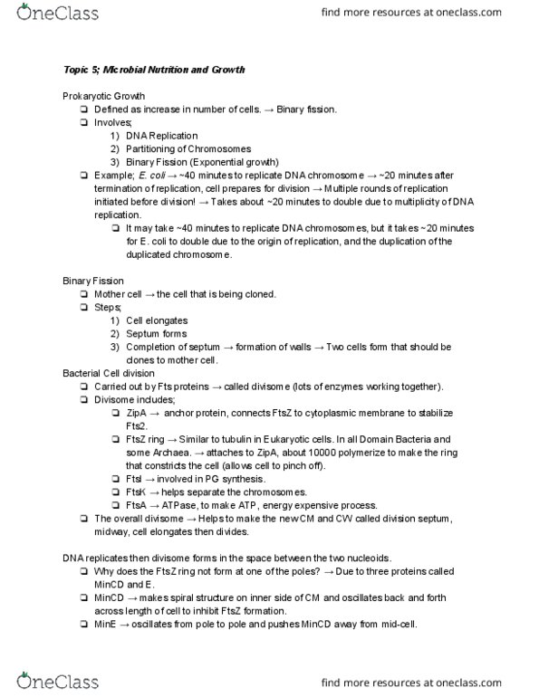 MICRB265 Lecture Notes - Lecture 30: Penicillin, Peptidoglycan, Dd-Transpeptidase thumbnail