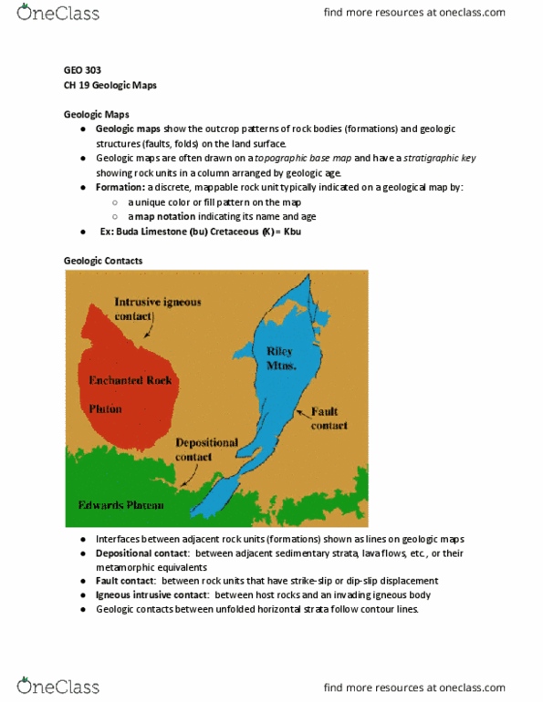 GEO 303 Chapter Notes - Chapter 19: Continental Crust, Cenozoic, Paleozoic thumbnail